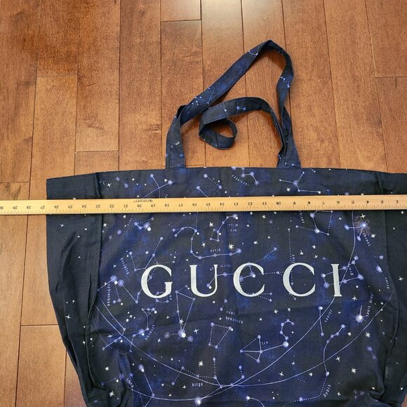 Gucci special edition navy constellation astrology cloth tote bag - Picture 6 of 6